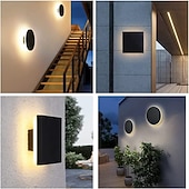 cheap Outdoor Wall Lights-LED Outdoor/Indoor Wall Light IP65 Waterproof 5.9" Acrylic Aluminum 18W 3000-6000K Wall Lighting 1500-1600lm AC85-265V