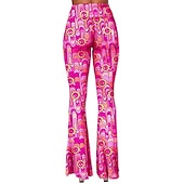 cheap Bottoms-Retro Vintage 1960s 1970s Trousers Bell Bottom Pants Hippie Women&#039;s Daily Wear Pride Parade Pride Month Adults&#039; Pants