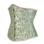 economico Rococò-Rococò Punk &amp; Gotico Medievale Biancheria intima Sottobusto Bustino 14 ossa di plastica Costume Per donna Matrimonio Ospite di nozze Adulti Corsetto