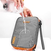 お買い得  ケーブルオーガナイザー-ポータブル電子アクセサリー トラベル ケース、ケーブル オーガナイザー バッグ iPad 用ガジェット キャリー バッグ、ケーブル、電源、USB フラッシュ ドライブ、充電器