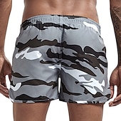 abordables short de bain homme-Homme Maillots de Bain short de bain Short de bain Short Imprimer Camouflage Confort Respirable Extérieur du quotidien Sortie Sportif Hawaïen Vert Claire Bleu