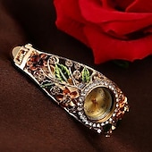 economico Orologi al quarzo-orologio da polso al quarzo vestito da braccialetto di cristallo da donna nuovo arrivo