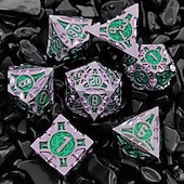 abordables Zapatos y accesorios-juego de dados dnd 7 mazmorras &amp; dragones anime accesorios de videojuegos