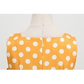 ieftine Rochii-1950 Retro / vintage rockabilly Rochii Costum de petrecere Rochie Flare Buline Costume de fancy Pentru femei Petrecere / Seara Petrecerea Burlăcițelor Adulți Rochie Rochii de acasă