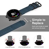 baratos Relógios Garmin-Pulseiras de Relógio para Garmin Forerunner 220/230/235/620/630/735XT Approach S20 / S6 / S5 Náilon Substituição Alça com ferramenta de remoção Ajustável Respirável Pulseira Esportiva Pulseira