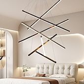 abordables Suspension-led pendentif lumière 3/5/7/9 têtes cluster design spoutnik design lustres pour salle à manger chambre lampes suspendues 110-240v seulement dimmable avec télécommande