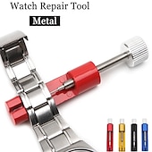 cheap Replacement Parts-Watch Repair Tool Watch Band Link Pin Adjustable Remover All-metal Strap Link Remover 3 Pins Repair Tool For DIY