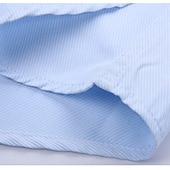preiswerte Bügelfreie Herrenhemden-Herren Oberhemd Bügelfreies Hemd Streifen und Plaid Hochzeit Büro &amp; Karriere Hellrosa Schwarz Weiß Rosa Langarm Hemdkragen Ganzjährig Bekleidung