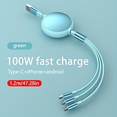 levne Kabely pro mobilní telefony-Nabíjecí stanice 3 Port Multi USB nabíječka Rychlé bezdrátové nabíjení 3 v 1 pro více zařízení Pro Mobilní telefon