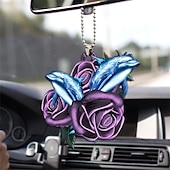 cheap Car Pendants &amp; Ornaments-StarFire New Arrival Blue Moon With Dragon Lover Car Hanging Ornament Holiday Decoration Home Decoration Hanging Ornament