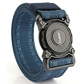 preiswerte Herren-Gürtel-Herren Taktischer Gürtel Arbeitsgürtel aus Nylongewebe Schwarz Blau Segeltuch Retro Traditionell Glatt Freizeitskleidung Ausgehen Wochenende