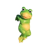 cheap Garden Sculptures&amp;Statues-3pcs/set Cute Frog Figurines Hanging Animal Statue, Resin Pot Hanging Climbing Frog Sculpture Outdoor Statues Ornaments Decor For Flower Pot/Fence, Yard Art Figurines For Patio Lawn House