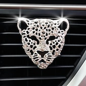 お買い得  車用アクセサリー＆オーナメント-starfire car air vent 香水クリップセット ダイヤモンドマネー ヒョウ car air vent アロマセラピー クリエイティブ車のインテリアジュエリー