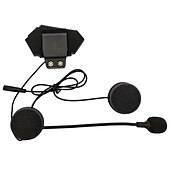 preiswerte Motorradhelm-Kopfhörer-Motorrad Bluetooth 5.0 Helm-Gegensprechanlage drahtloses Freisprech-Telefonanruf-Kit Stereo-Anti-Interferenz-Interphone-Musik-Player