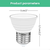 cheap Smart Lights-LED Light Cup RGB Remote Control 16-Color Magic Spot Light GU10 Interior Decoration Light E27 Bar Festival Atmosphere