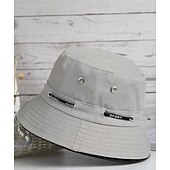 preiswerte Herrenhüte-Herren Sonnenhut Angelhut Unisex Boonie Hut Wanderhut schwarz Wein Polyester Reise Strand Outdoor Urlaub schlicht UV Sonnenschutz Sonnencreme faltbar