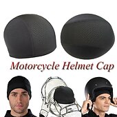 お買い得  バイク用ヘルメットのヘッドセット-1 pc ランニングスポーツビーニーサイクリングキャップスカルキャップ水分発散冷却ヘルメットインナーライナービーニードームキャップ
