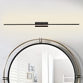 cheap Vanity Lights-LED Mirror Front Lamp Vanity Light Dimmable 60cm/80cm Wall Light Copper 260 Degrees Rotatable for Modern Simple Bedroom Bathroom Gift for Family Friends IP20