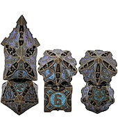 abordables Zapatos y accesorios-juego de dados dnd 7 mazmorras &amp; dragones anime accesorios de videojuegos