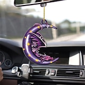 cheap Car Pendants &amp; Ornaments-StarFire New Arrival Blue Moon With Dragon Lover Car Hanging Ornament Holiday Decoration Home Decoration Hanging Ornament