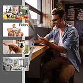 cheap Indoor IP Network Cameras-Mini Camera WiFi Wireless IP Cameras for Home Security Surveillance with Video 1080P Small Portable Nanny Cam with Phone App Motion Detection Night Vision for Indoor Outdoor Small Camera