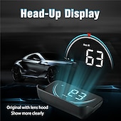 Недорогие Дисплей на лобовое стекло-obd2 gps автомобильный проектор m8 миль/ч км/ч авто hud спидометр лобовое стекло 3,5 &#039;&#039;размер экрана hd автомобильный проекционный дисплей сигнализация аксессуары
