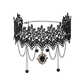 levne Příslušenství a další-Náhrdelník Chocker Náhrdelník Chocker Punk a gotika Lolita Krajka Pro Lolita Kostýmová hra Dámské Kostýmní šperky Módní šperky