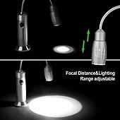 cheap Camping Lights-2pcs Barbecue Grill Light Magnetic Base Super-Bright LED BBQ Lights Outdoor 360 Degree Flexible Gooseneck Barbecue Light Adjustable Battery