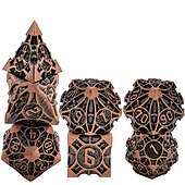 abordables Zapatos y accesorios-juego de dados dnd 7 mazmorras &amp; dragones anime accesorios de videojuegos