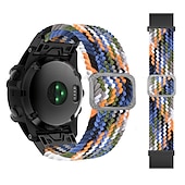 abordables Bracelets de montre Garmin-Bracelet nylon tressé 22mm 26mm pour Garmin Fenix 7 7X 6 6X Pro Epix Pro 47mm 51mm Instinct 2X Approach S70 S62 S60 Forerunner 955 945 Marq