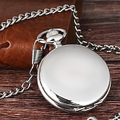 economico Orologio da taschino-Orologio da Tasca Vintage per Uomo con Catena Orologio Rotondo Semplice e Squisito Orologio a Pendente Regalo per Uomini e Donne