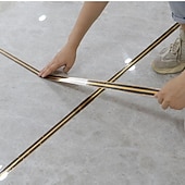 olcso Tapéta-csíkos tapéta szegély fekete arany derékvonal alaplap lehúzható és ragasztó öntapadó pvc/vinil modern vízálló falmatrica szobába, 0,98&#039;&#039;x196,8&#039;&#039;