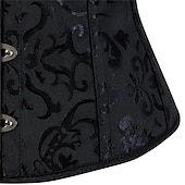 economico Rococò-Rococò Punk &amp; Gotico Medievale Biancheria intima Sottobusto Bustino 14 ossa di plastica Costume Per donna Matrimonio Ospite di nozze Adulti Corsetto