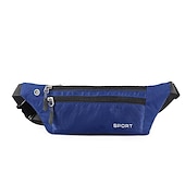 cheap Universal Phone Bags-Waist Bag Men and Women Outdoor Sports Mobile Phone Waist Bag Nylon Waterproof Running Waist Bag Close-fitting Messenger Bag