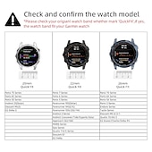 abordables Bracelets de montre Garmin-Bracelet nylon tressé 22mm 26mm pour Garmin Fenix 7 7X 6 6X Pro Epix Pro 47mm 51mm Instinct 2X Approach S70 S62 S60 Forerunner 955 945 Marq