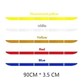 cheap Car Body Decoration &amp; Protection-5pcs/set Car Reflective Stickers Waterproof Car Warning Sticker Reflective Tape Car Decals Stickers Car Trunk Body Auto Accessories