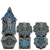 abordables Zapatos y accesorios-juego de dados dnd 7 mazmorras &amp; dragones anime accesorios de videojuegos