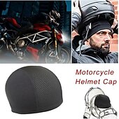 お買い得  バイク用ヘルメットのヘッドセット-1 pc ランニングスポーツビーニーサイクリングキャップスカルキャップ水分発散冷却ヘルメットインナーライナービーニードームキャップ