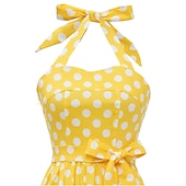 preiswerte Kleider-50er A-Linienkleid Retro Vintage 1950er Cocktailkleid Alltagskleid Partykostüm Schlagkleid Damenkostüm Vintage Cosplay Party / Abendkleid