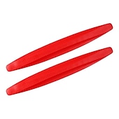 economico Decorazione e protezione carrozzeria-Starfire 2pcs protezione anti-collisione universale in gomma per auto anteriore e posteriore angolo paraurti labbro strisce antigraffio adesivo accessori per prodotti auto