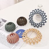 abordables Accessoires de coiffure-balle cheveux ornements nid d&#039;oiseau cheveux cravate paresseux épingle à cheveux plaque cheveux cravate haute queue de cheval fixe grab clip mode cheveux cravates