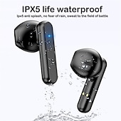 voordelige TWS True Wireless Headphones-V60 TWS True draadloze hoofdtelefoon In het oor Bluetooth 5.2 Ergonomisch Ontwerp Surround geluid Snellader voor Apple Samsung Huawei Xiaomi MI Hardlopen Dagelijks gebruik Reizen Mobiele telefoon