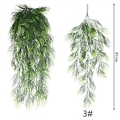 お買い得  人工植物と緑-人工植物プラスチックモダン現代壁の花 1 ピース結婚式の装飾