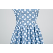 preiswerte Kleider-50er A-Linienkleid Retro Vintage 1950er Cocktailkleid Alltagskleid Partykostüm Schlagkleid Damenkostüm Vintage Cosplay Party / Abendkleid