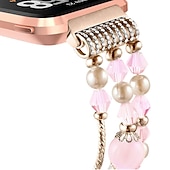 voordelige Fitbit-horlogebanden-Slimme horlogeband Compatibel met: Fitbit Versa 2 / Versa Lite / Versa SE / Versa Legering Sierstenen Smartwatch Band Bling Diamant Sierstenen Vrouwen mannen sieraden armband Vervanging Polsbandje
