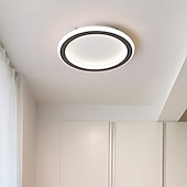 economico Lampade da soffitto-plafoniera a led 1 luce 20 cm design ad anello luci da incasso gel di silice plafoniera in alluminio per corridoio portico bar lampade da balcone loft creativo bianco caldo / bianco 110-240 v