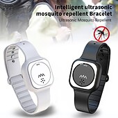 cheap Electric Mosquito Repellers-Ultrasonic Anti-Mosquito Bracelet – Wearable Slim Bracelet for Children, Adults, Pregnant Women, Outdoor Use