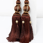 ieftine Accesorii Perdele-cortină de frânghie ciucuri cravate spate franjuri pentru perdele reținere draperii ferestre accesorii pentru perdele accesorii pentru cameră de frânghie