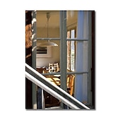 economico Stampe paesaggi-Paesaggio da parete su tela la finestra arte moderna paesaggio decorazione della casa arredamento tela arrotolata senza cornice senza cornice