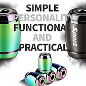 economico Attrezzi per riparazione auto-Capi valvola anti-furto StarFire 4pz - Coprivolante in lega di zinco in stile sportivo impermeabili e decorativi per ruote